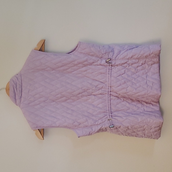 Croft & Barrow light purple quilted vest - Picture 2 of 6
